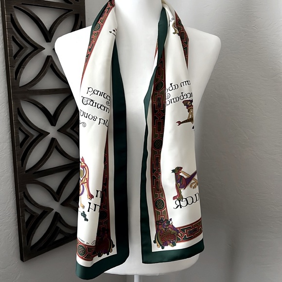 Accessories The Book Of Kells Statement Scarf Celtic Transcripts
